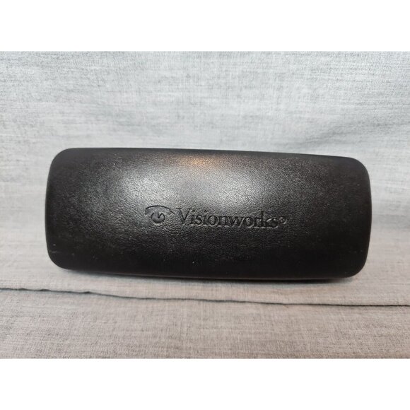 Visionworks Hard Shell Glasses Case, Black, Standard Size - Picture 1 of 2